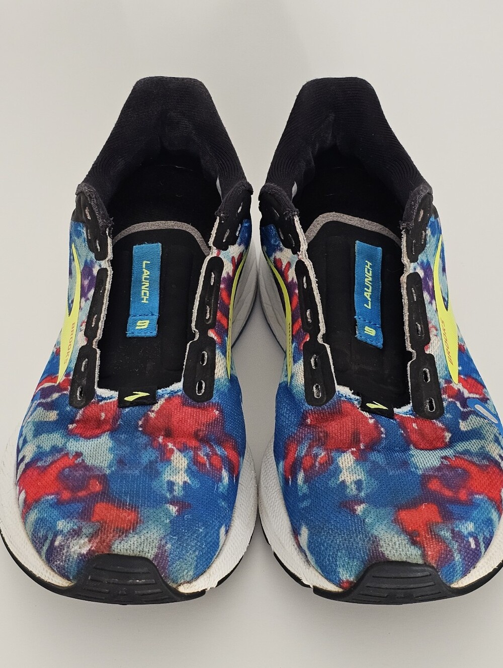 Brooks Launch 9 Run Proud Running Shoes Tie Dye Rainbow Women's Size 7.5 B - Picture 9 of 12